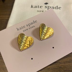 Kate Spade Hammered Gold Studs
